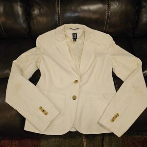 Womens Hilfiger Ivory Corduroy Jacket Size Small Fully Lined
